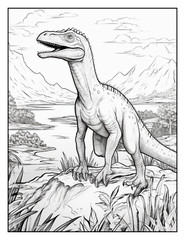 “Cute Dinosaur Coloring Book | Easy, Cute & Relaxing Designs | Perfect Gift Ide