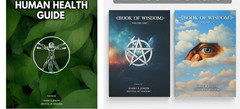 Book of Wisdom Volumes 1 & 2 by Harry B. Joseph & HUMAN HEALTH GUIDE USA Stock