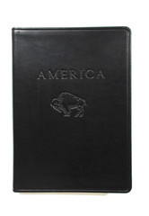 America National Parks and Destinations Guide 6″ Leather Softcover BLACK