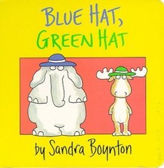 Blue Hat, Green Hat – 9780671493202, board book, Sandra Boynton