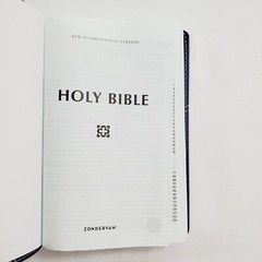Holy Bible NIV Compact Pocket Size Zondervan Leather North Central University