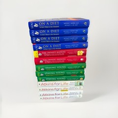 Health & Dieting Hardcover Book Lot – 12 Books (Dr. Oz “YOU” Series & Atkins)