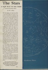 “THE STARS, A NEW WAY TO SEE THEM” ~1966~ DUST COVER=STAR MAP~HARDBACK~161 PAGES