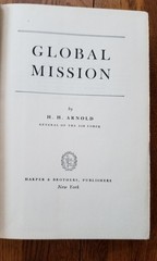 Global Mission, by H.H. Arnold – Hard Back/Dust Jacket