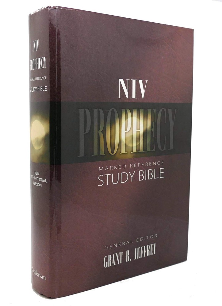 NIV Prophecy Marked Reference Study Bible – Hardcover Jeffrey, Grant R. hard…
