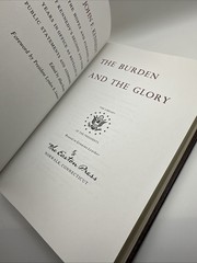 The Burden and The Glory by Kennedy (The Easton Press, Leather Bound, 1988)