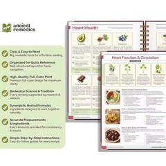 Plant Theme Eating Recipe Human Health Guide Book Spiral Binding Natural Book