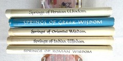 Rare 5 vol Set “Springs of Wisdom” Vintage Series (1960s) Mini Book Near Fine