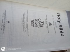 1983 NKJV HOLY OPEN BIBLE EXPANDED EDITION NELSON 456BR BROWN LEATHER BOOK