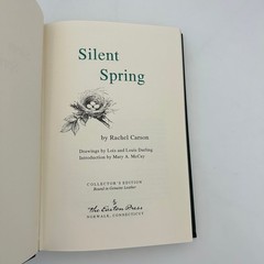 Silent Spring Rachel Carson 1991 Collector’s Ed Leather Easton Press