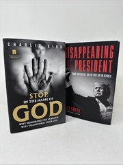 Charlie Kirk “Stop, In the Name of God” Winning Team Hardcover Book Trump Bonus